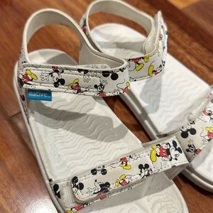 Native x Disney Mickey Sandals, size 12 (see description)